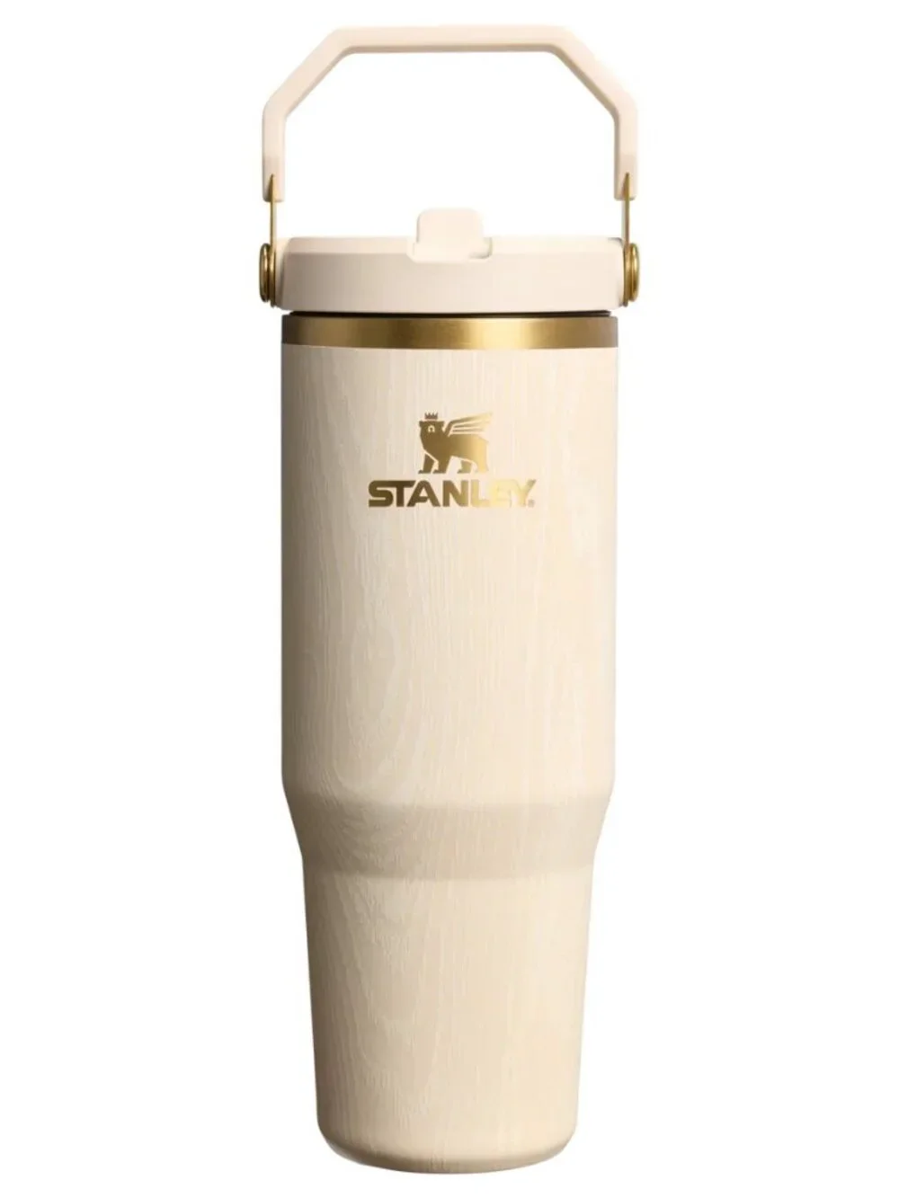 The Stanley IceFlow Flip Straw Active Hydration Tumbler | 30 OZ Birch Woodgrain